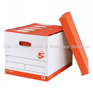 5 Star Office Archive & Storage Boxes 10 Pack